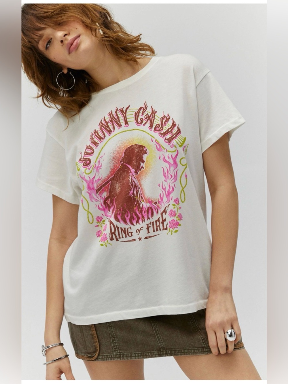 Daydreamer- Johnny Cash 'Ring of Fire' Graphic Tee